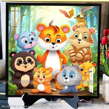 file tranh tre em mam non dong vat ngo nghinh 521