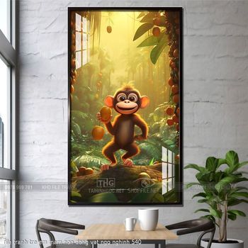 file tranh tre em mam non dong vat ngo nghinh 540