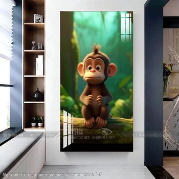 file tranh tre em mam non dong vat ngo nghinh 543