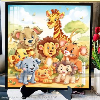 file tranh tre em mam non dong vat ngo nghinh 547