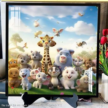 file tranh tre em mam non dong vat ngo nghinh 572