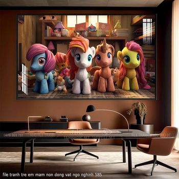 file tranh tre em mam non dong vat ngo nghinh 585