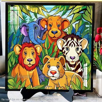 file tranh tre em mam non dong vat ngo nghinh 588