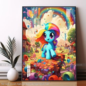 file tranh tre em mam non dong vat ngo nghinh 592