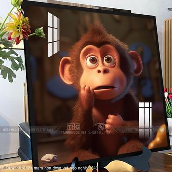 file tranh tre em mam non dong vat ngo nghinh 641