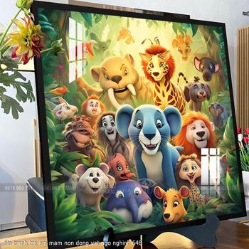 file tranh tre em mam non dong vat ngo nghinh 648