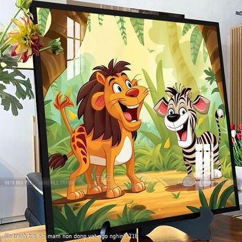 file tranh tre em mam non dong vat ngo nghinh 718