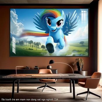 file tranh tre em mam non dong vat ngo nghinh 724