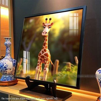 file tranh tre em mam non dong vat ngo nghinh 745