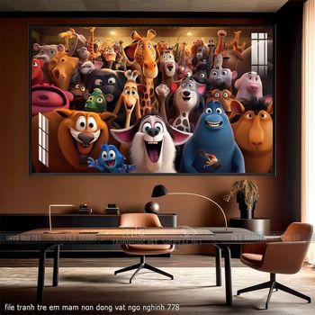 file tranh tre em mam non dong vat ngo nghinh 778