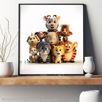 file tranh tre em mam non dong vat ngo nghinh 791