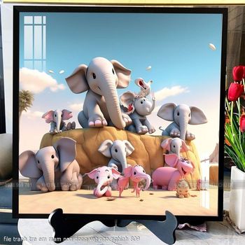 file tranh tre em mam non dong vat ngo nghinh 809