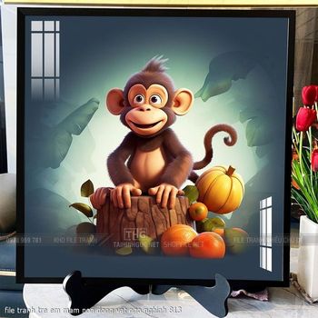 file tranh tre em mam non dong vat ngo nghinh 813