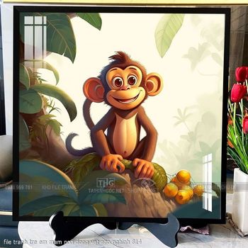 file tranh tre em mam non dong vat ngo nghinh 814