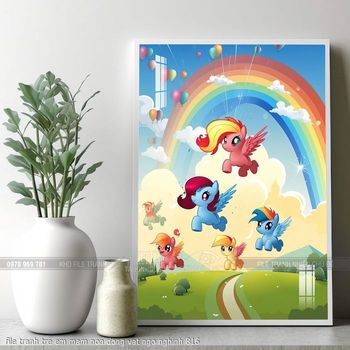 file tranh tre em mam non dong vat ngo nghinh 816