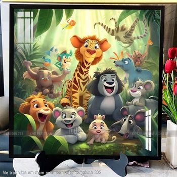 file tranh tre em mam non dong vat ngo nghinh 835