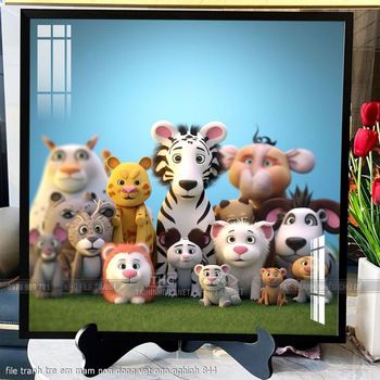 file tranh tre em mam non dong vat ngo nghinh 844