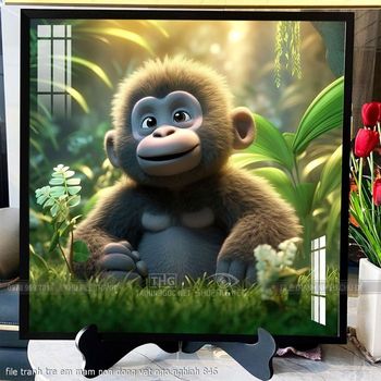 file tranh tre em mam non dong vat ngo nghinh 846