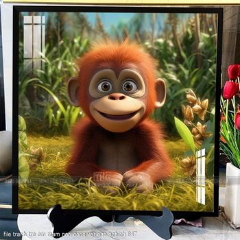 file tranh tre em mam non dong vat ngo nghinh 847