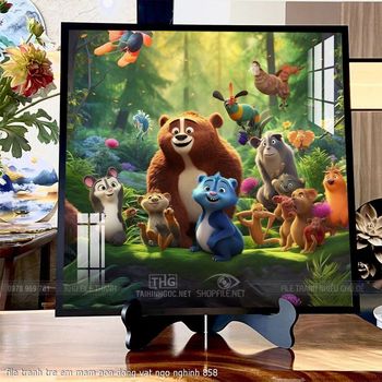 file tranh tre em mam non dong vat ngo nghinh 858