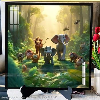 file tranh tre em mam non dong vat ngo nghinh 862