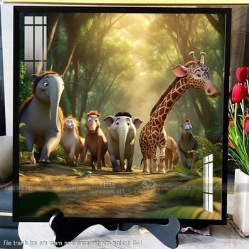 file tranh tre em mam non dong vat ngo nghinh 864