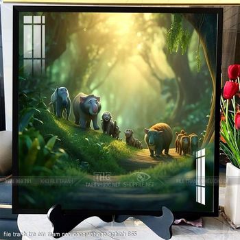 file tranh tre em mam non dong vat ngo nghinh 865