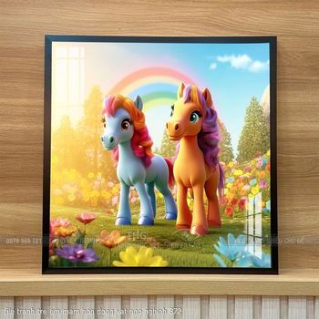 file tranh tre em mam non dong vat ngo nghinh 872