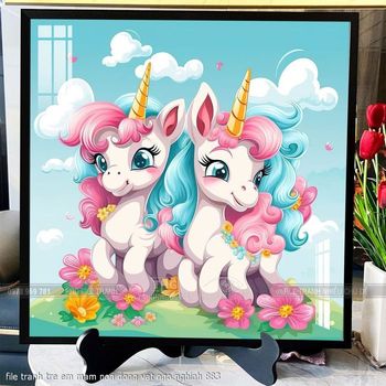 file tranh tre em mam non dong vat ngo nghinh 883