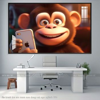 file tranh tre em mam non dong vat ngo nghinh 886