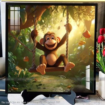 file tranh tre em mam non dong vat ngo nghinh 889