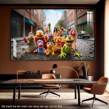 file tranh tre em mam non dong vat ngo nghinh 896