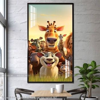 file tranh tre em mam non dong vat ngo nghinh 907