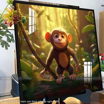 file tranh tre em mam non dong vat ngo nghinh 909