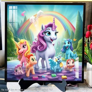 file tranh tre em mam non dong vat ngo nghinh 910