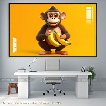 file tranh tre em mam non dong vat ngo nghinh 915