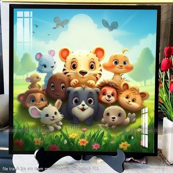 file tranh tre em mam non dong vat ngo nghinh 921