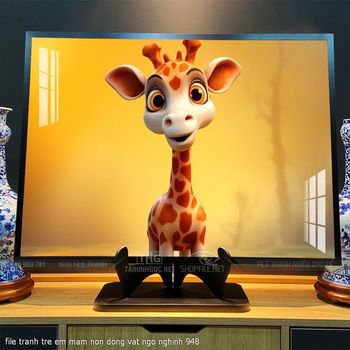 file tranh tre em mam non dong vat ngo nghinh 948