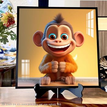 file tranh tre em mam non dong vat ngo nghinh 953