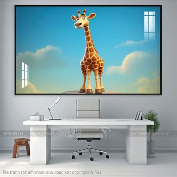 file tranh tre em mam non dong vat ngo nghinh 961