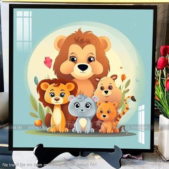 file tranh tre em mam non dong vat ngo nghinh 964
