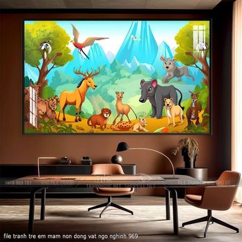 file tranh tre em mam non dong vat ngo nghinh 969