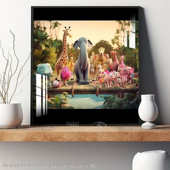 file tranh tre em mam non dong vat ngo nghinh 980