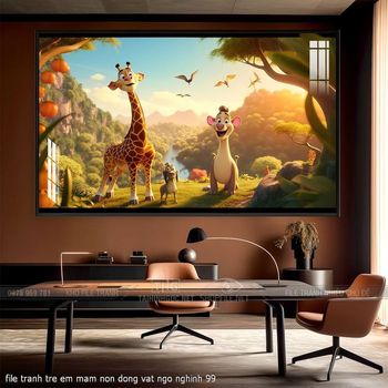 file tranh tre em mam non dong vat ngo nghinh 99