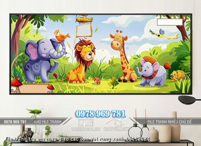 file tranh tre em mau giao cac con vat rung xanh 16112024