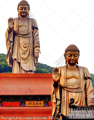 file tranh treo tuong phat giao 300