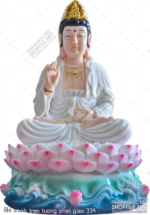 file tranh treo tuong phat giao 334