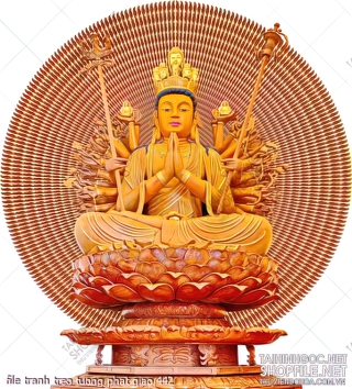 file tranh treo tuong phat giao 442