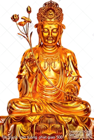 file tranh treo tuong phat giao 500