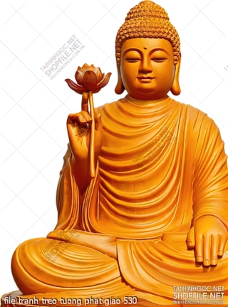 file tranh treo tuong phat giao 530